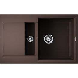 Кухонная мойка Omoikiri Sakaime 78-2-DC Tetogranit/темный шоколад