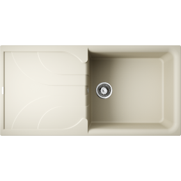 Кухонная мойка Omoikiri Yasugata 100-BE Tetogranit/ваниль