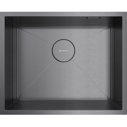 Кухонная мойка Omoikiri Kasen 54-16-INT-GM нерж. сталь/вороненая сталь