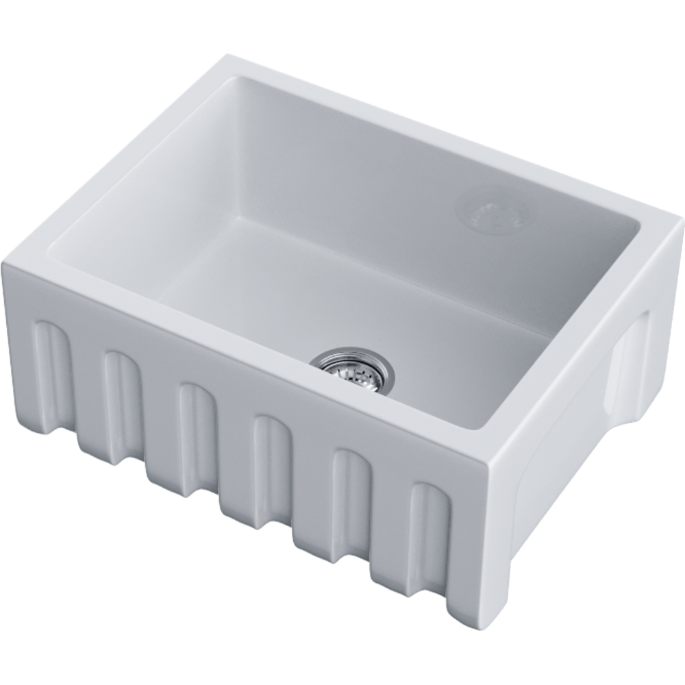 Кухонная мойка Omoikiri Mikura 61-WH Glossy Natceramic/белый глянцевый