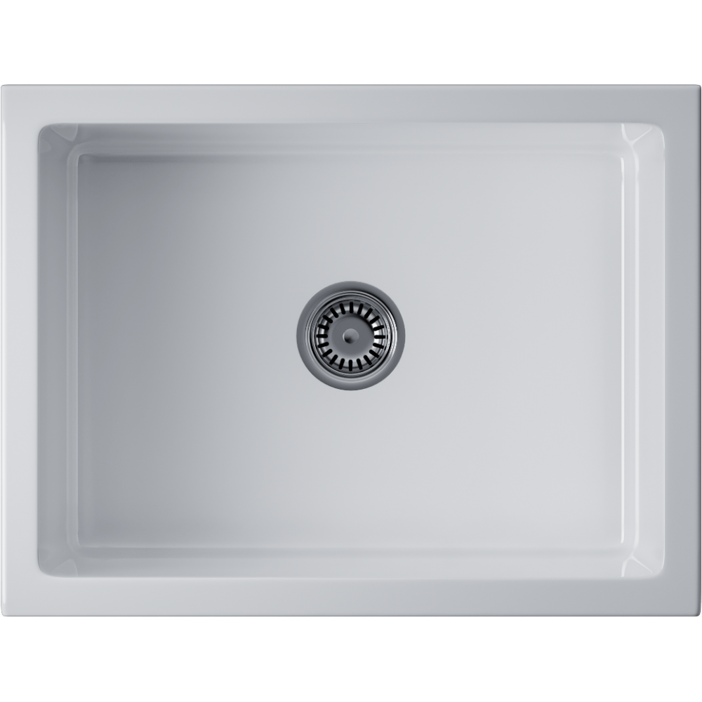 Кухонная мойка Omoikiri Mikura 61-WH Glossy Natceramic/белый глянцевый