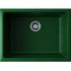 Кухонная мойка Omoikiri Okinoshima 61-U/I-RG Glossy Natceramic/royal green глянцевый