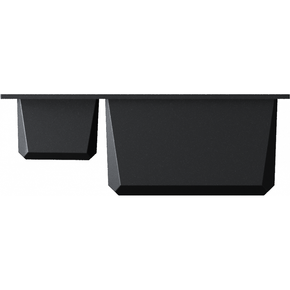 Кухонная мойка Omoikiri Sakaime 60-2-BL Tetogranit/черный