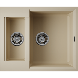 Кухонная мойка Omoikiri Sakaime 60-2-CH Tetogranit/шампань