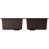Кухонная мойка Omoikiri Tedori 86-2-DC Tetogranit/темный шоколад