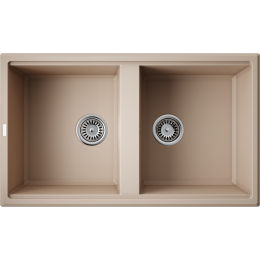 Кухонная мойка Omoikiri Tedori 86-2-SA Tetogranit/бежевый