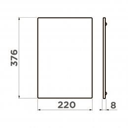 Разделочная доска Omoikiri CB-SINTESI-S-GB