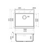 Кухонная мойка Omoikiri Kitagawa 57-WH Artceramic/белый