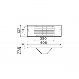 Подставка-сушка для тарелок Omoikiri FG-01 PRO-Bl Matt