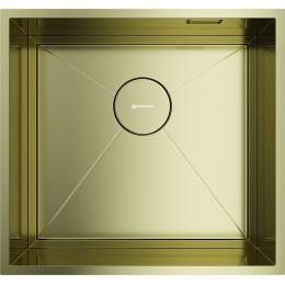 Кухонная мойка Omoikiri Kasen 48-26-INT-LG нерж. сталь/светлое золото