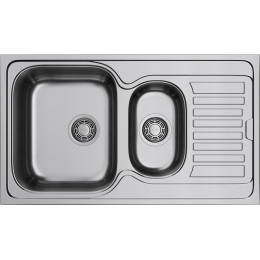 Кухонная мойка Omoikiri Kashiogawa 86-2-IN нерж. сталь/нержавеющая сталь