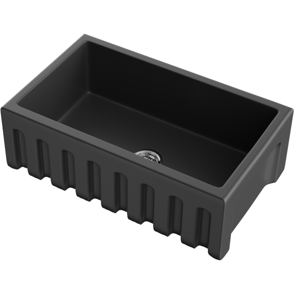 Кухонная мойка Omoikiri Mikura 76-BL Natceramic/черный
