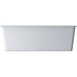 Кухонная мойка Omoikiri Okinoshima 76-U/I-WH Glossy Natceramic/белый глянцевый