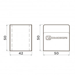 Держатель для губки Omoikiri SH-01-GB