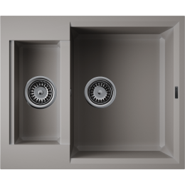 Кухонная мойка Omoikiri Sakaime 60-2-GR Tetogranit/leningrad grey