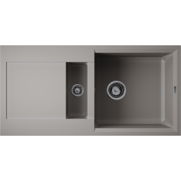 Кухонная мойка Omoikiri Sakaime 86-2-GR Tetogranit/leningrad grey