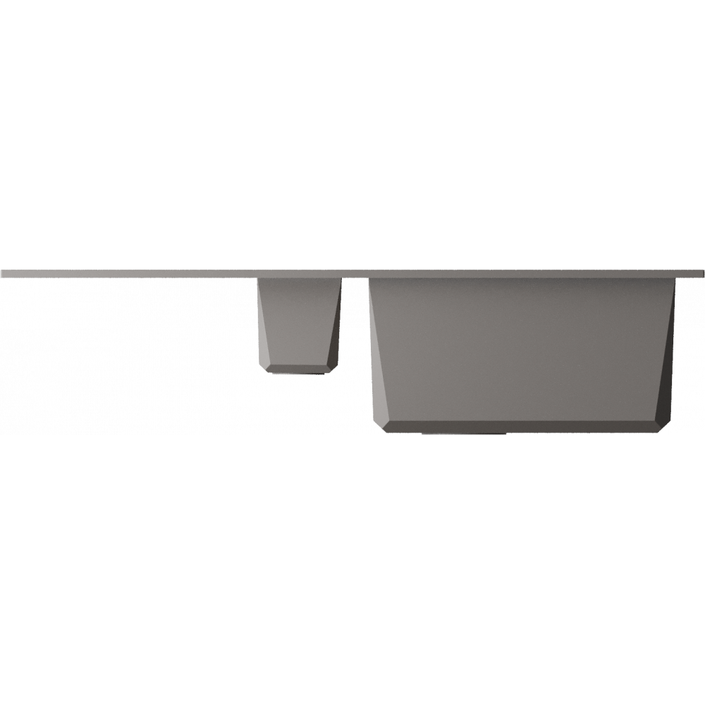 Кухонная мойка Omoikiri Sakaime 86-2-GR Tetogranit/leningrad grey
