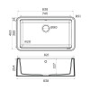 Кухонная мойка Omoikiri Tarento 83-WH Tetogranit/белый