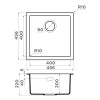 Кухонная мойка Omoikiri Yamakawa 45T-U/I-PL Tetogranit/платина