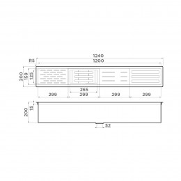Встраиваемая сушка для посуды Omoikiri DRY-01-LG