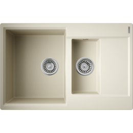 Кухонная мойка Omoikiri Daisen 78-2T-BE Tetogranit/ваниль