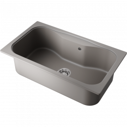 Кухонная мойка Omoikiri Maru 86-GR Tetogranit/leningrad grey