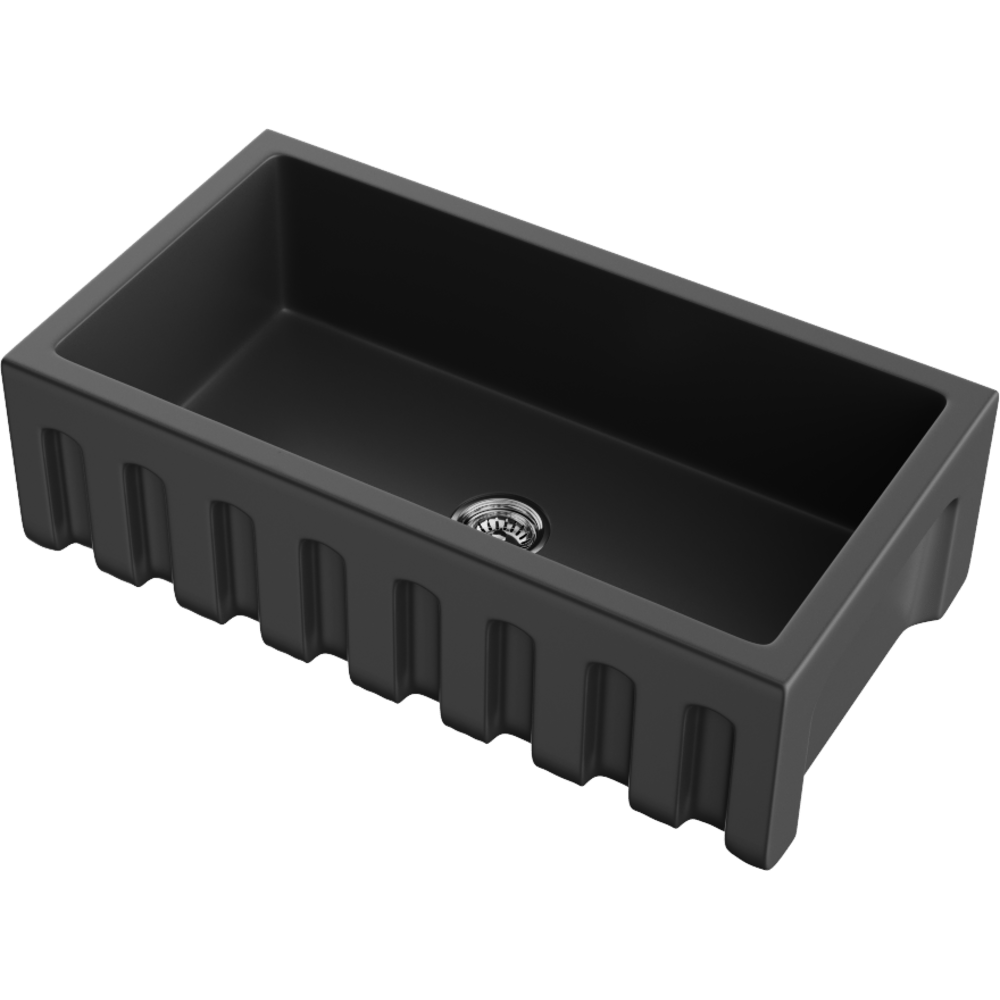 Кухонная мойка Omoikiri Mikura 83-BL Natceramic/черный