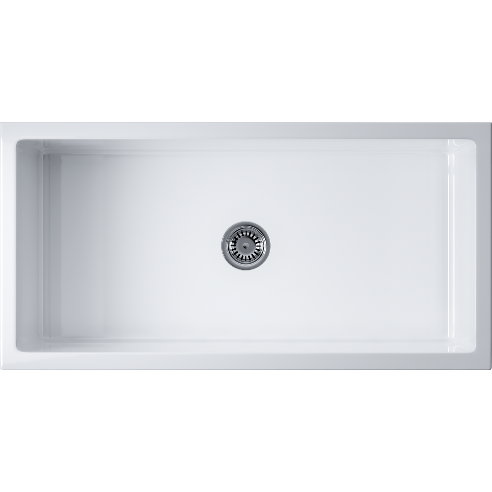 Кухонная мойка Omoikiri Mikura 91-WH Glossy Natceramic/белый глянцевый