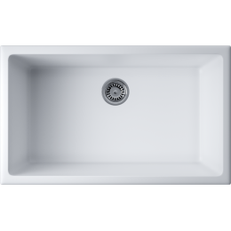 Кухонная мойка Omoikiri Okinoshima 76-U/I-WH Natceramic/белый