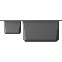 Кухонная мойка Omoikiri Sakaime 60-2-PL Tetogranit/платина