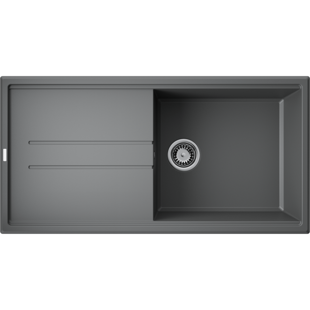 Кухонная мойка Omoikiri Tedori 100-PL Tetogranit/платина