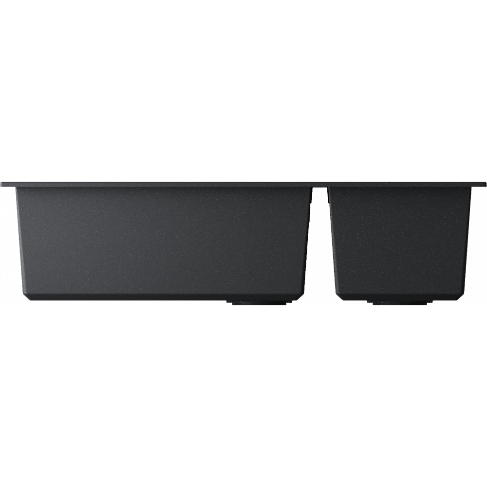 Кухонная мойка Omoikiri Tedori 86-2-LB-BL Tetogranit/черный