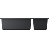 Кухонная мойка Omoikiri Tedori 86-2-LB-BL Tetogranit/черный