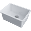 Кухонная мойка Omoikiri Torishima 67-U/I-WH Glossy Natceramic/белый глянцевый