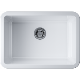 Кухонная мойка Omoikiri Torishima 67-U/I-WH Glossy Natceramic/белый глянцевый