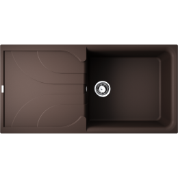 Кухонная мойка Omoikiri Yasugata 100-DC Tetogranit/темный шоколад