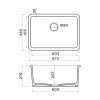 Кухонная мойка Omoikiri Torishima 67-U/I-WH Glossy Natceramic/белый глянцевый