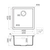 Кухонная мойка Omoikiri Yamakawa 45-Integra-WH Artceramic/белый