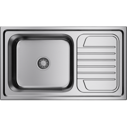 Кухонная мойка Omoikiri Haruna 86-IN нерж. сталь/нержавеющая сталь