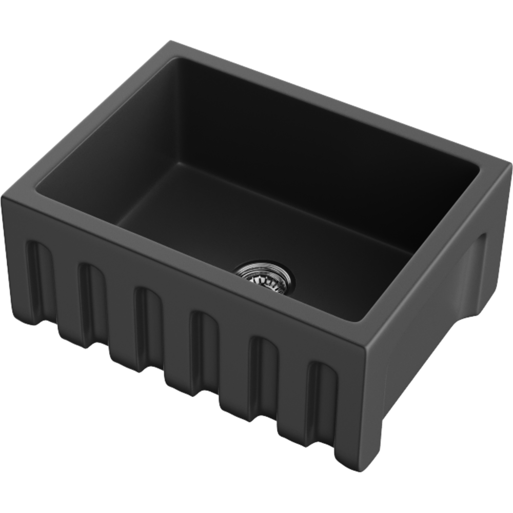 Кухонная мойка Omoikiri Mikura 61-BL Natceramic/черный