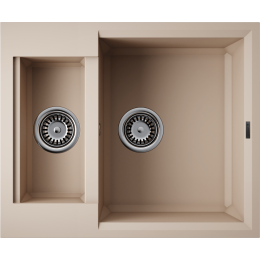 Кухонная мойка Omoikiri Sakaime 60-2-SA Tetogranit/бежевый