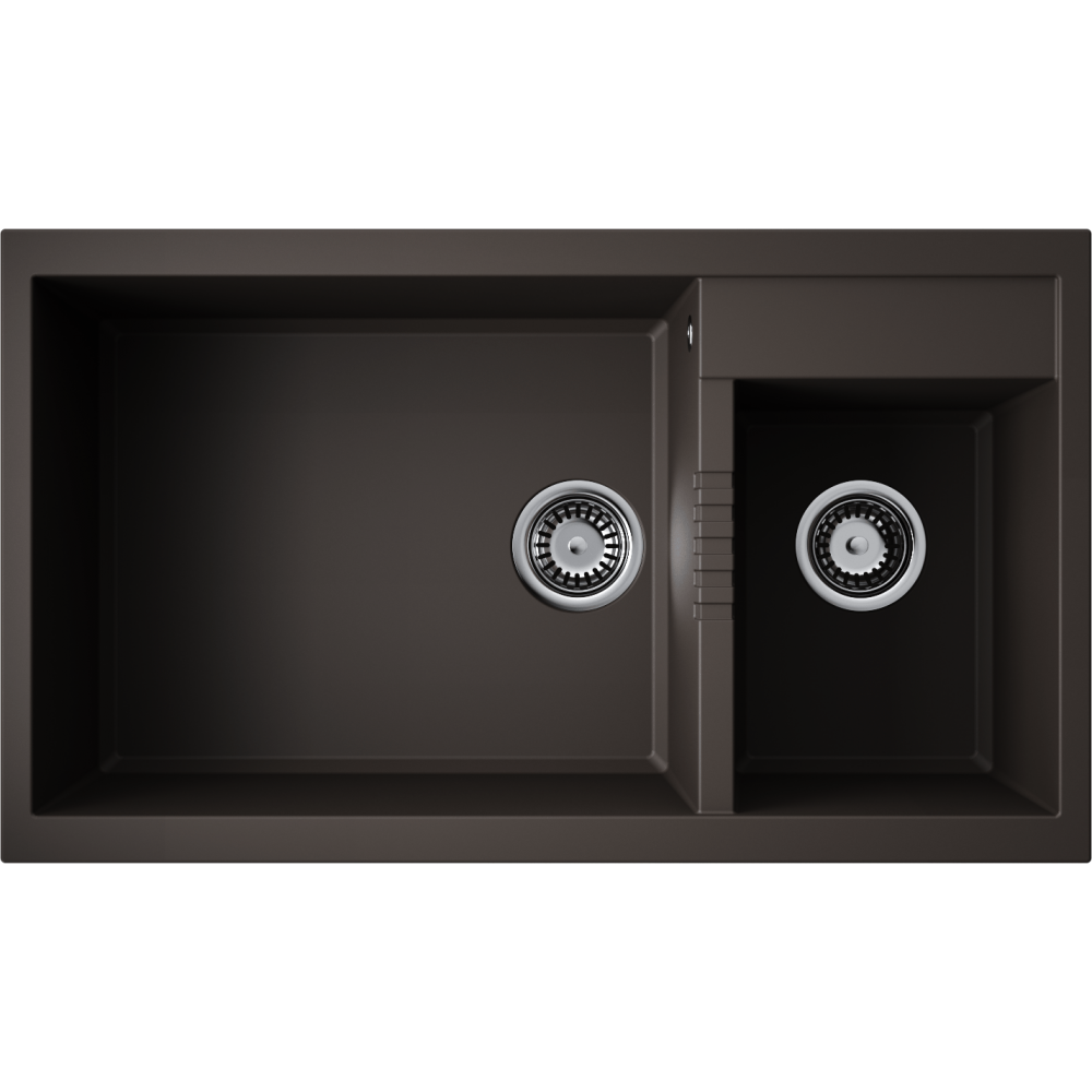 Кухонная мойка Omoikiri Tedori 86-2-LB-ES Tetogranit/espresso