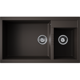Кухонная мойка Omoikiri Tedori 86-2-LB-ES Tetogranit/espresso