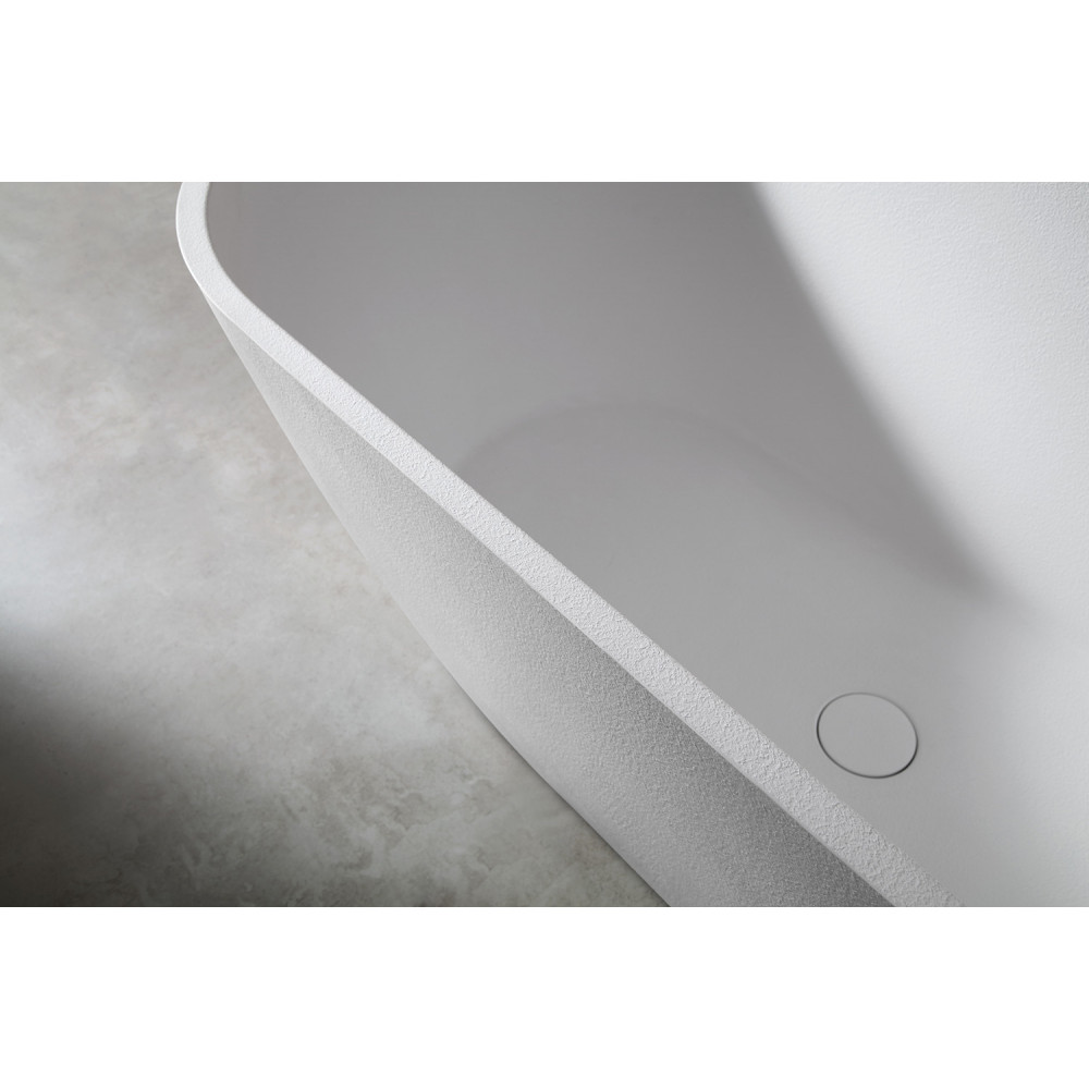 Ванна из искусственного камня ABBER Frankfurt AM9941 белая матовая