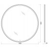 Зеркало BelBagno SPC-RNG-LED
