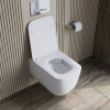 Унитаз подвесной безободковый со смывом TORNADO BelBagno LUCE-TOR