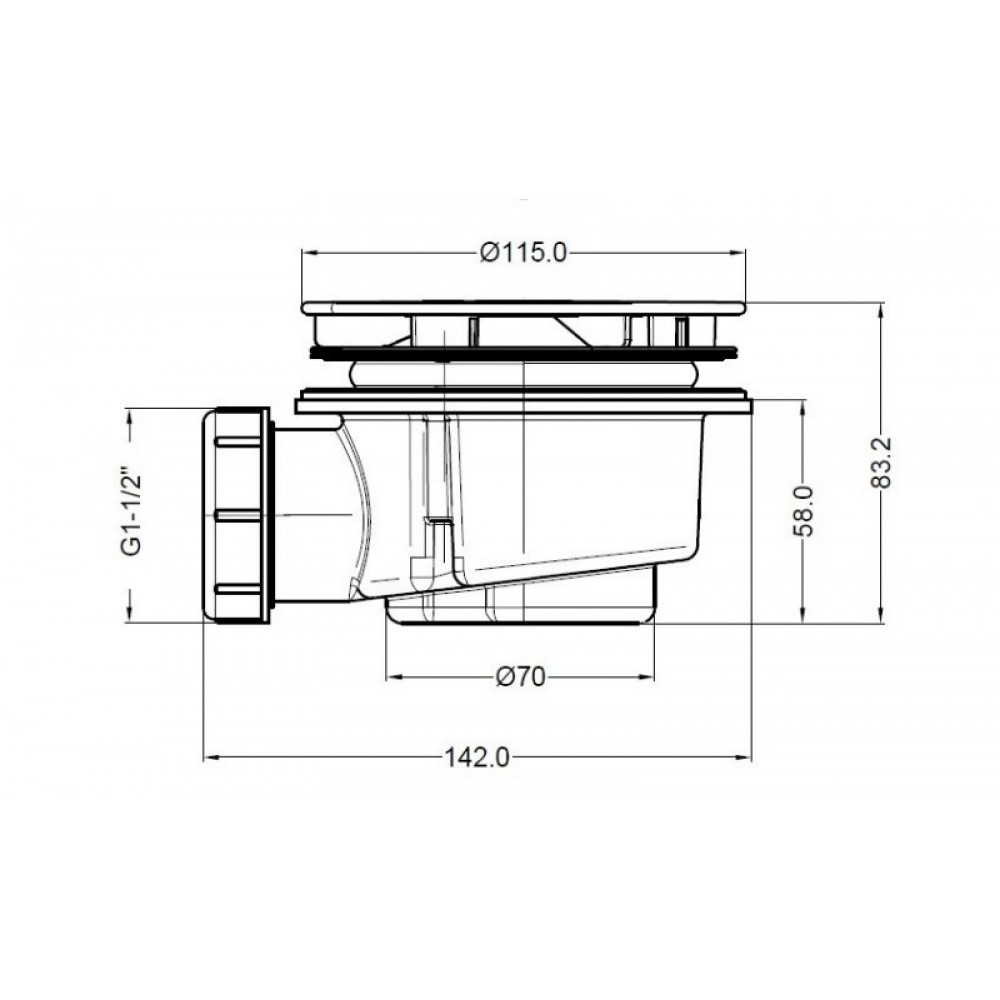 Акриловый поддон BELBAGNO TRAY-BB-DUE-A-4-W0