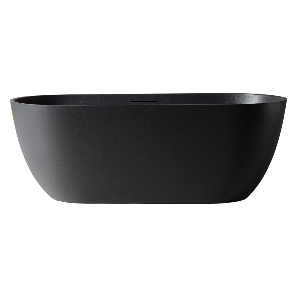 Ванна из искусственного камня ABBER Frankfurt AM9941B черная матовая