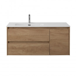 Мебель для ванной комнаты BELBAGNO KRAFT-1000, 1200 с двумя выкатными ящиками и одной распашной дверцей