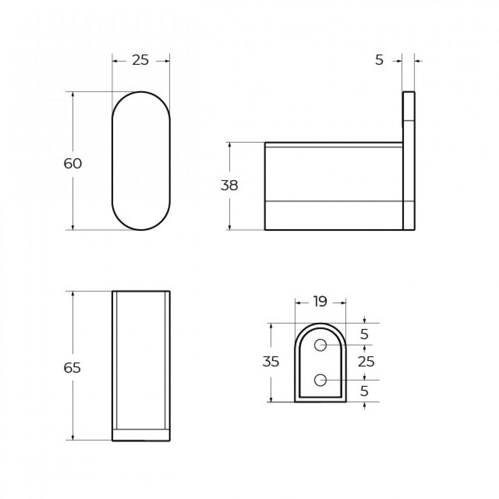 Крючок CEZARES STYLUS-HK